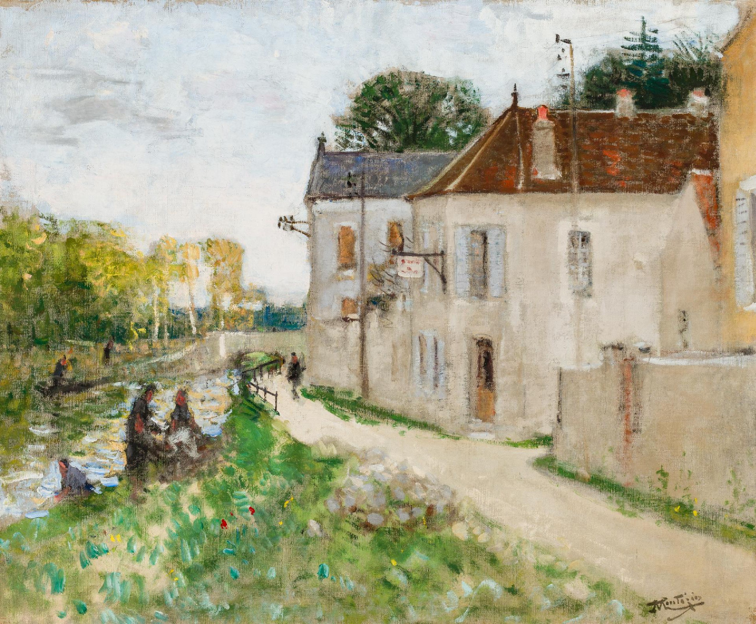 French village street